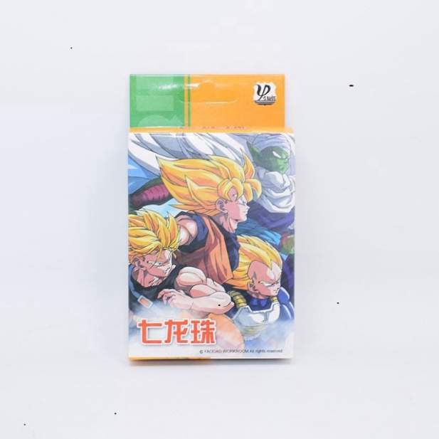 Bộ bài Tây anime dragon ball , bộ Tú 7 viên Ngọc rồng 54 hình khác nhau