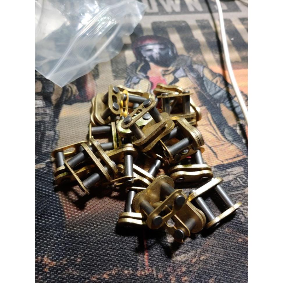 Khóa sên có phốt cao su, không phốt, 428, 520