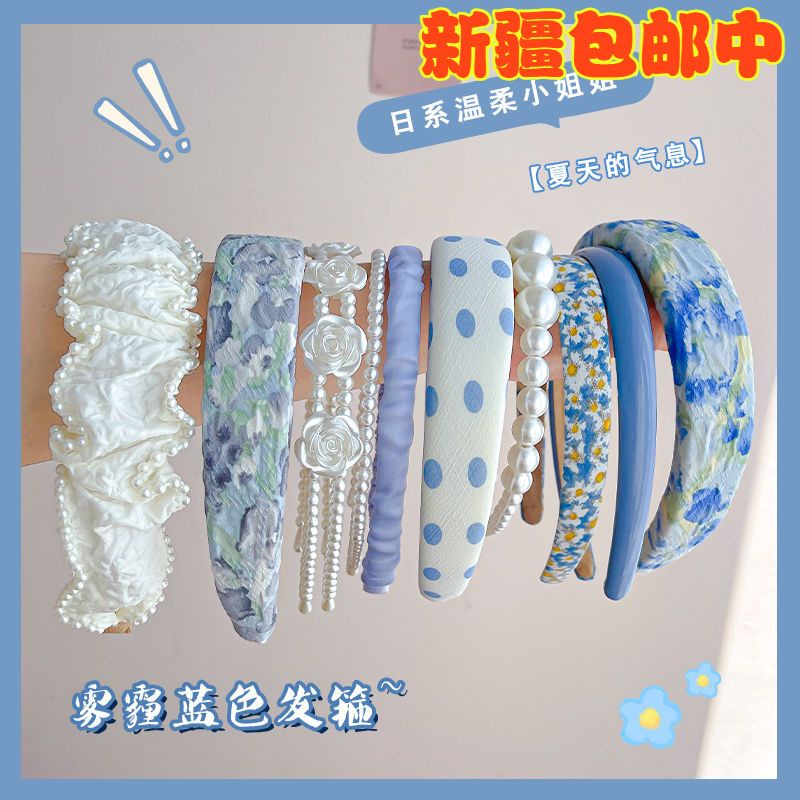 Băng Đô Cài Tóc Đính Ngọc Trai Thời Trang Cao Cấp Dành Cho Nữ