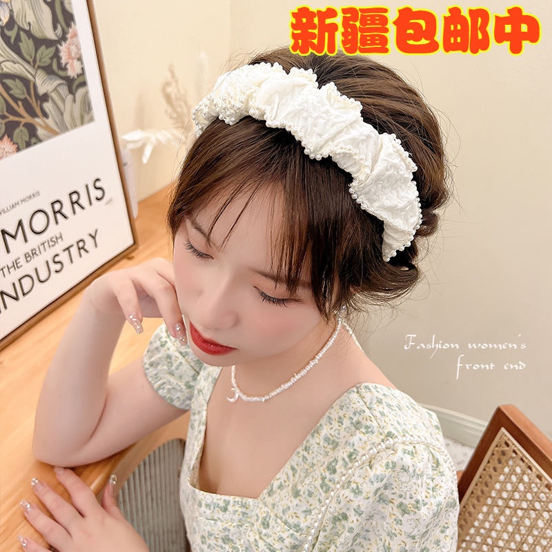 Băng Đô Cài Tóc Đính Ngọc Trai Thời Trang Cao Cấp Dành Cho Nữ