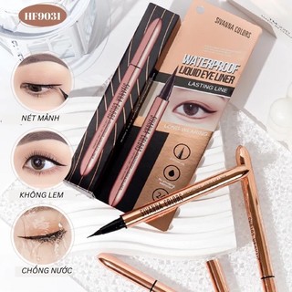 Bút lông kẻ mắt chống nước 24 tiếng sivanna colors waterproof liquid eyeliner