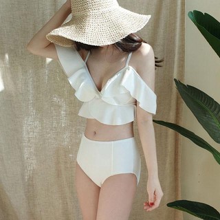 Bikini Áo Tắm 2 Dây Bánh Bèo Tôn Dáng Cạp Cao Hottrend 2023 Sang Chảnh Xịn Đẹp Sexy