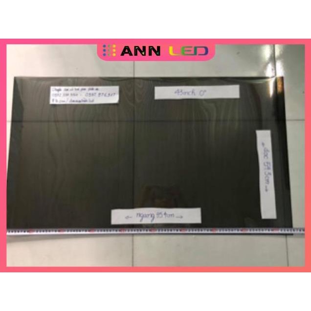 Phim phân cực 43 inch để dán cho màn hình LCD,  Tivi, Hmi ,Laptop,