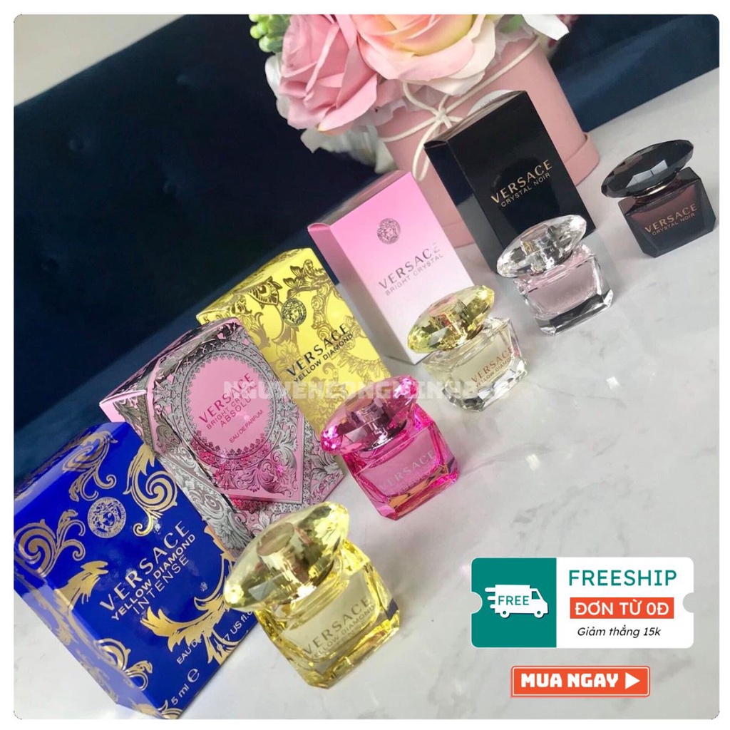 Set mini nữ Versace đủ 5 mùi siêu quyến rũ