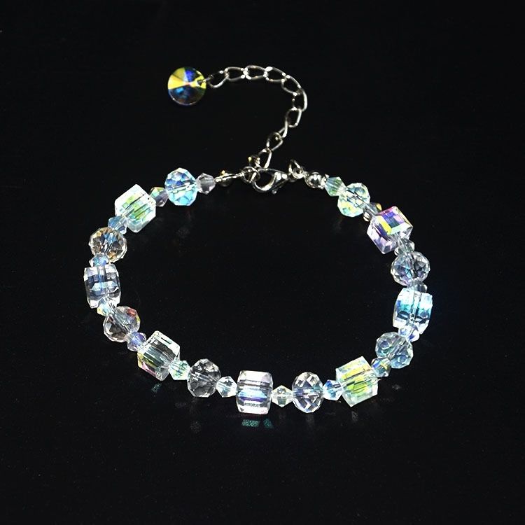 Vòng Đeo Tay Đính Đá Zircon Lấp Lánh Thời Trang Cho Nữ 4.19