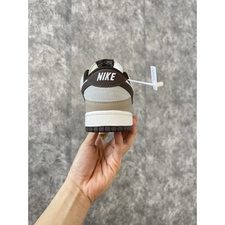 [PTusneaker] Giày sneaker SB nâu da trơn sc