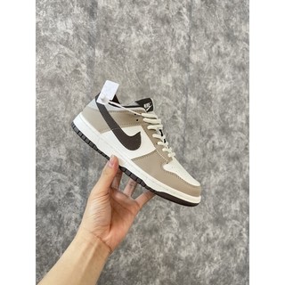 [PTusneaker] Giày sneaker SB nâu da trơn sc