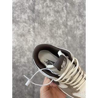 [PTusneaker] Giày sneaker SB nâu da trơn sc