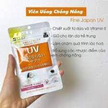 Viên Uống UV Care Plus chống Nắng Fine Japan Nhật Bản túi 30 viên dưỡng trắng da và chống nắng tuyệt đối