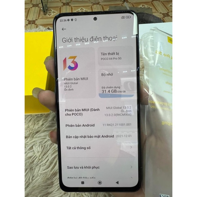 [Xả Kho] Điện thoại Xiaomi POCO X4 Pro 5G(8/256) - HÀNG CHÍNH HÃNG - Nguyên seal | BigBuy360 - bigbuy360.vn