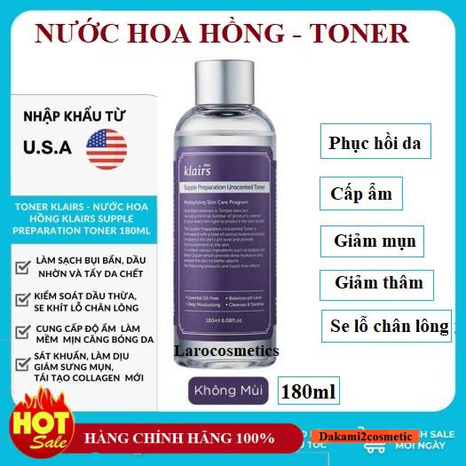 Nước hoa hồng Dear Klairs Supple Preparation cấp ẩm tức thì, làm dịu da 180ml -daka | BigBuy360 - bigbuy360.vn