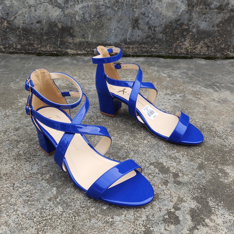 Sandal Hở Ngón Gót Thấp Dày Dặn Có Khóa Gài Thời Trang Mùa Hè Phong Cách Hàn Quốc Cho Nữ 23