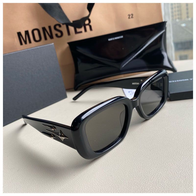 Kính Mát Gọng Vuông Phong Cách retro Âu Mỹ Thời Trang Cho Nữ