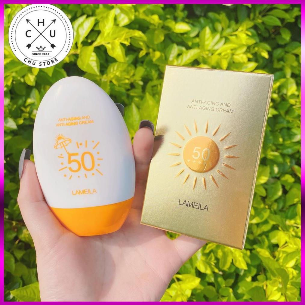 Kem Chống Nắng Bảo Vệ Da Lameila SPF50 + Dưỡng Da Sáng Khỏe KCN