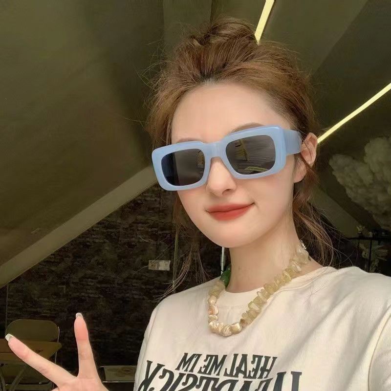 Kính Mát Gọng Vuông Phong Cách Âu Mỹ Thời Trang Cho Nữ