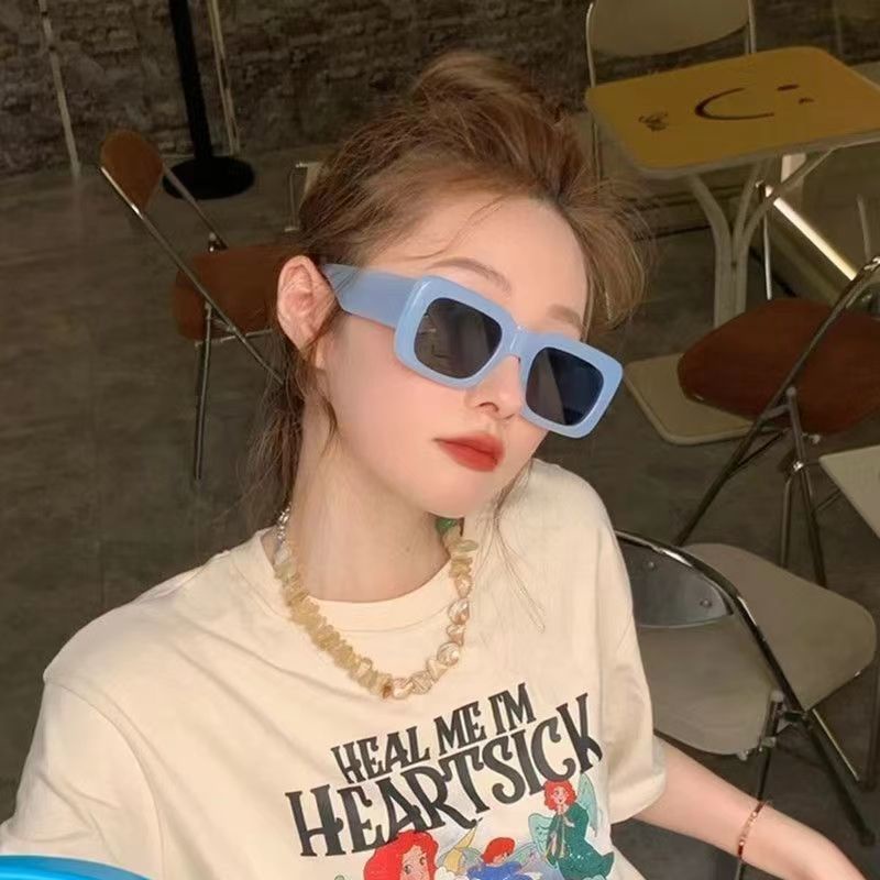 Kính Mát Gọng Vuông Phong Cách Âu Mỹ Thời Trang Cho Nữ