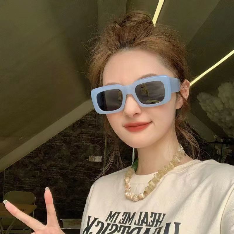 Kính Mát Gọng Vuông Phong Cách Âu Mỹ Thời Trang Cho Nữ