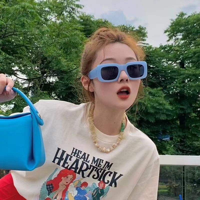 Kính Mát Gọng Vuông Phong Cách Âu Mỹ Thời Trang Cho Nữ