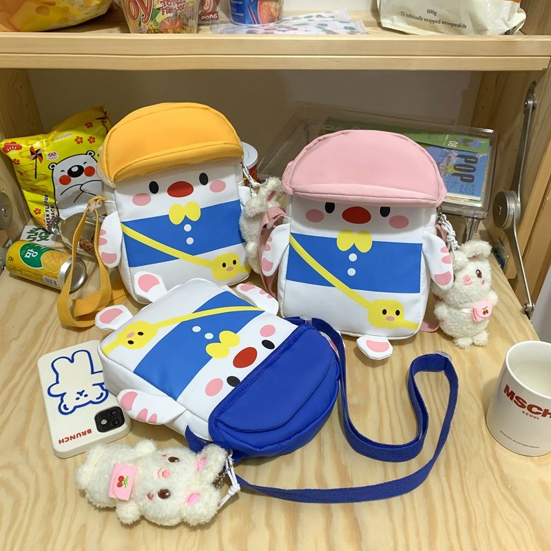 Túi Đeo Vai Nhỏ Bằng Vải nylon Phong Cách Mới 2023 Dễ Phối Đồ Dành Cho Bé Trai Bé Gái mob