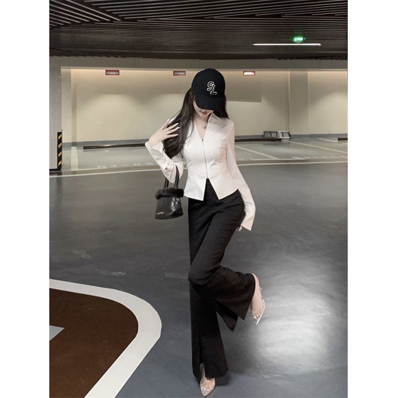 Áo sơ mi khoá kéo Bigsize