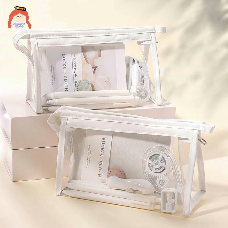 bóp viết trong suốt pvc mn07