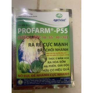 Phân bón lá siêu lân, siêu ra rễ profarm p55 10-55-10+te ra rễ cực mạnh, bật chồi nhanh