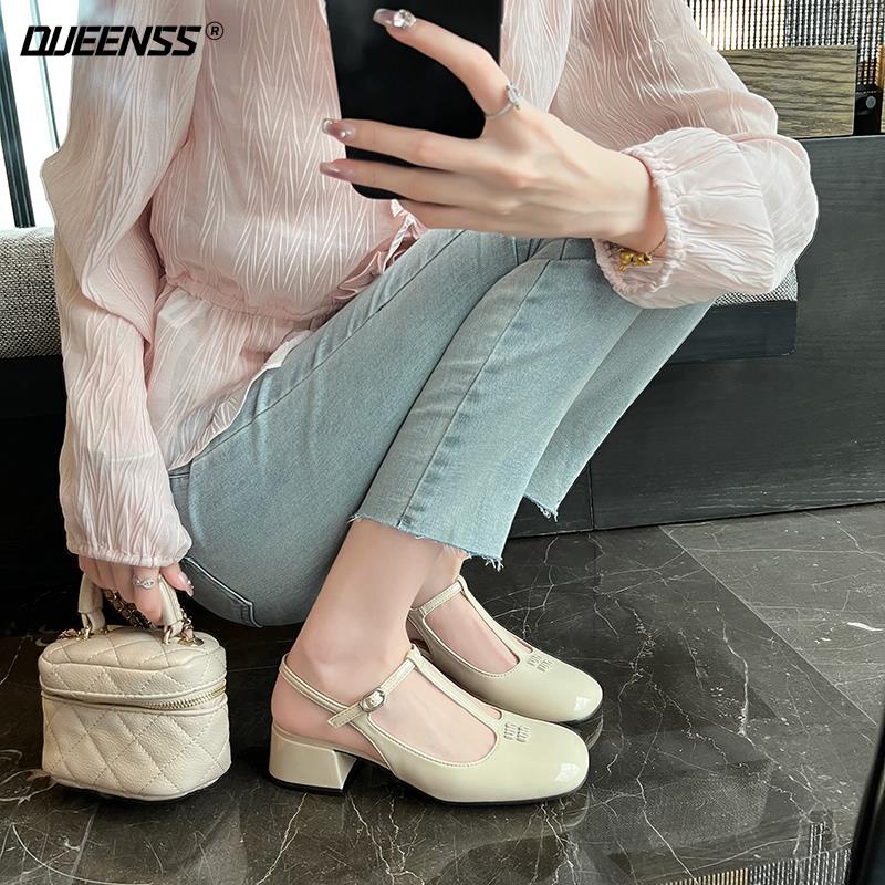 Sandal Cao Gót Mũi Vuông Thời Trang Mùa Hè 2023 Phong Cách Mới Cho Nữ
