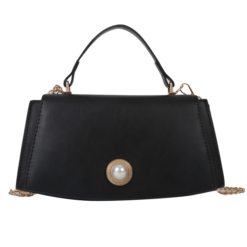 Ba Lô Mini Màu Trơn Đính Ngọc Trai Thời Trang Mùa Xuân 2023 Cho Nữ