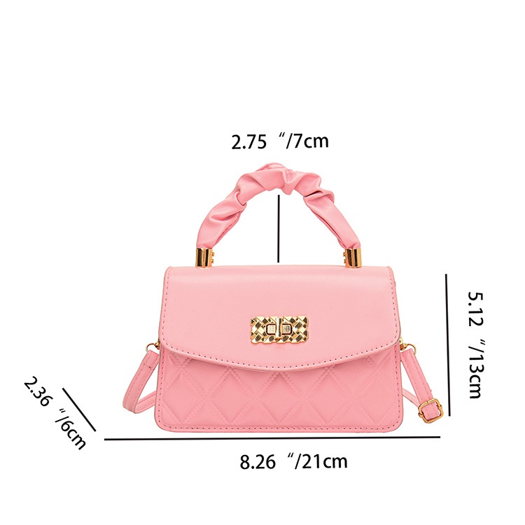 Túi Đeo Chéo Vai Hình Vuông Nhỏ Màu Trơn Thời Trang 2023 Dành Cho Nữ