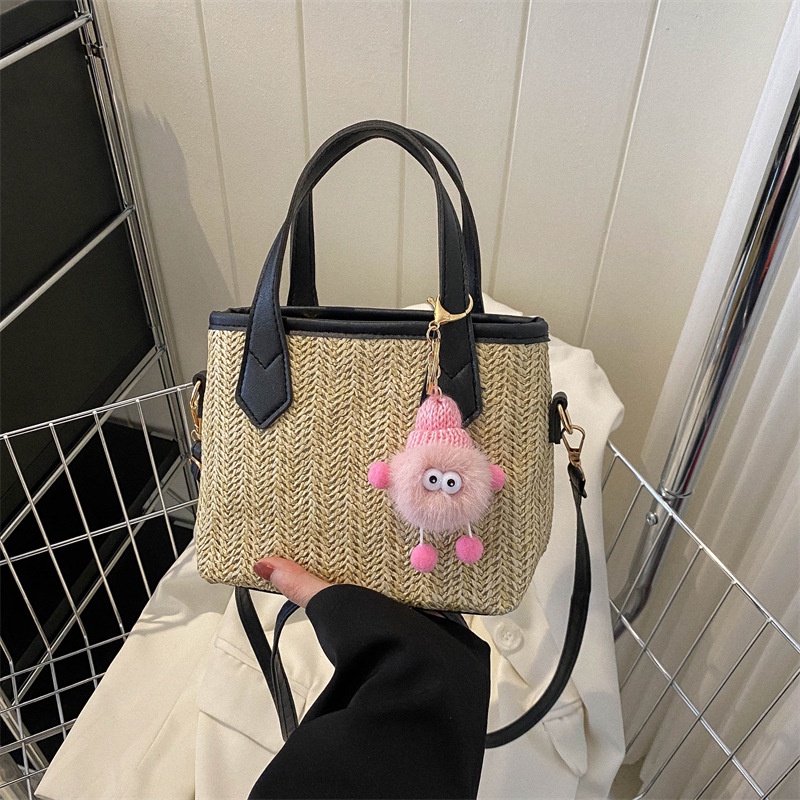 Ba Lô Đan Cói Nhỏ Xinh Thời Trang Mùa Xuân 2023 Cho Nữ