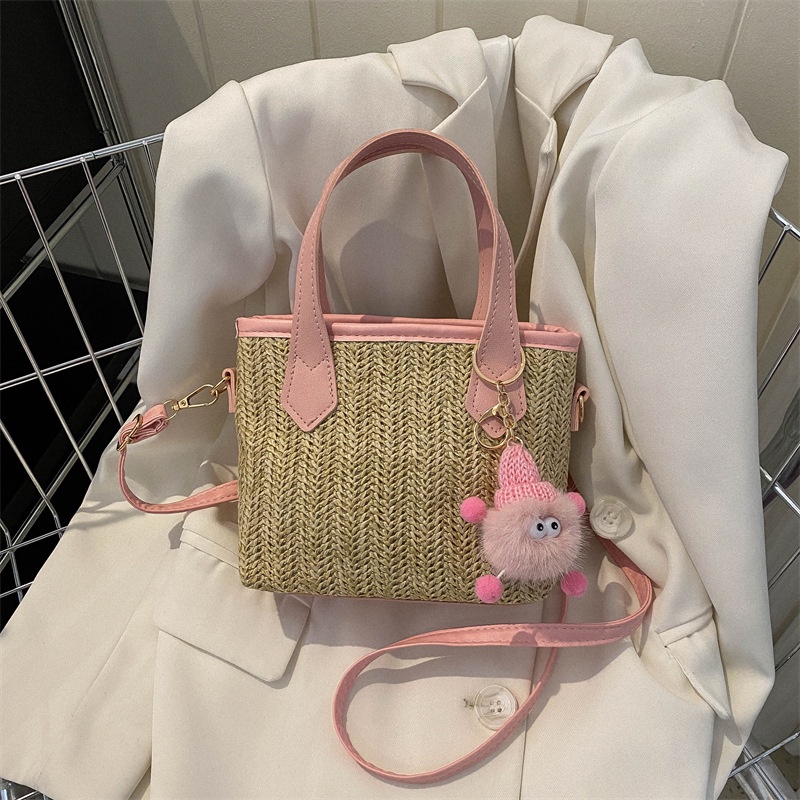 Ba Lô Đan Cói Nhỏ Xinh Thời Trang Mùa Xuân 2023 Cho Nữ