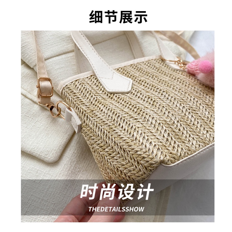 Ba Lô Đan Cói Nhỏ Xinh Thời Trang Mùa Xuân 2023 Cho Nữ