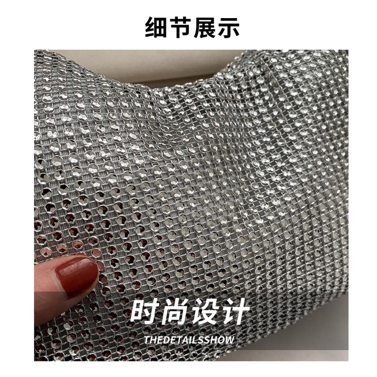 Túi Xách Đeo Vai Mini Đính Đá Đơn Giản Thời Trang Mùa Xuân 2023 Dành Cho Nữ