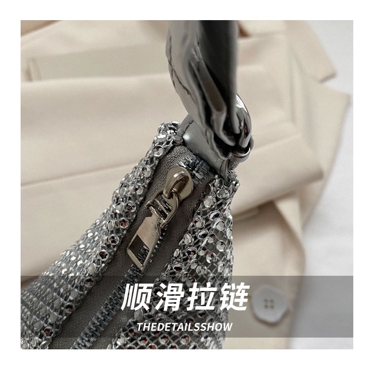 Túi Xách Đeo Vai Mini Đính Đá Đơn Giản Thời Trang Mùa Xuân 2023 Dành Cho Nữ