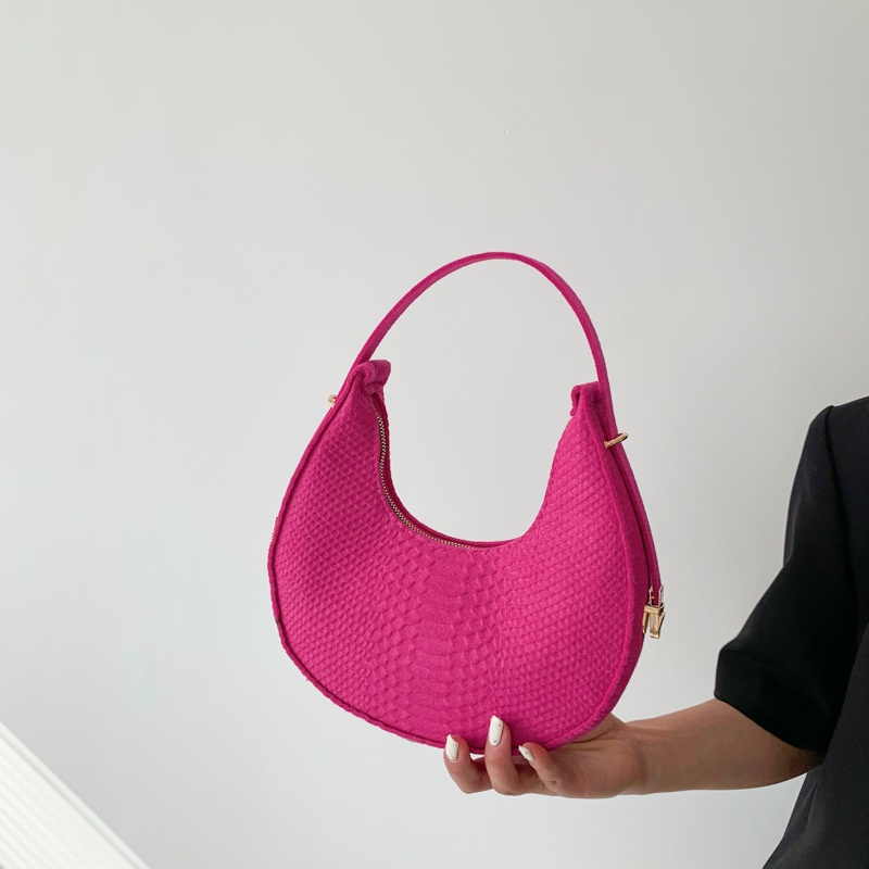 Túi Đeo Vai Màu Trơn Phong Cách Retro Thời Trang 2023 Cho Nữ