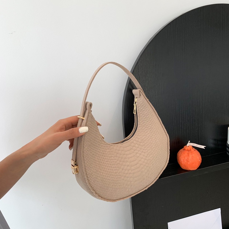 Túi Đeo Vai Màu Trơn Phong Cách Retro Thời Trang 2023 Cho Nữ
