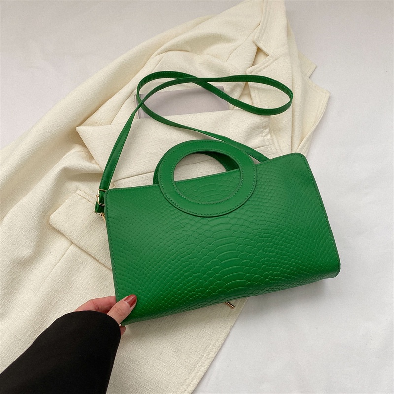 Túi Đeo Vai / Kẹp Nách Hình Vuông Màu Trơn Nhỏ Xinh Cổ Điển Thời Trang Cho Nữ 2023