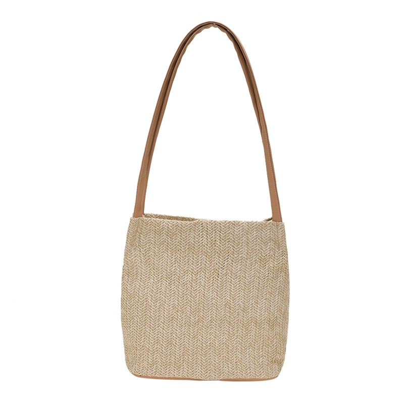 Ví Cầm Tay Đan Rơm Sức Chứa Lớn Thời Trang Mùa Xuân 2023 Cho Nữ