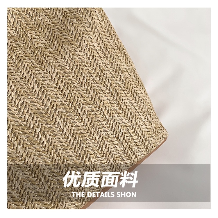 Ví Cầm Tay Đan Rơm Sức Chứa Lớn Thời Trang Mùa Xuân 2023 Cho Nữ