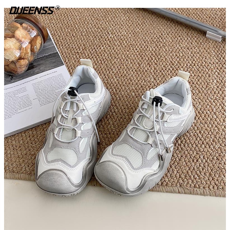 Giày Sneaker Đế Dày Mẫu Mới 2023 Phong Cách Chú Hề Dễ Thương Cho Nữ