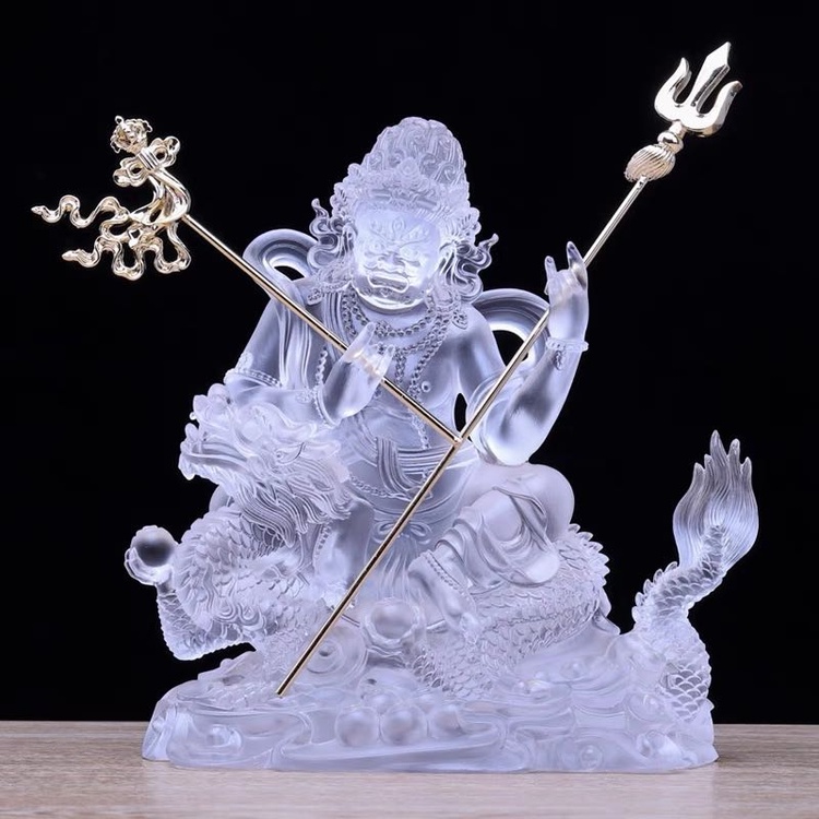Ngũ Lộ Thần Tài lưu ly 4"