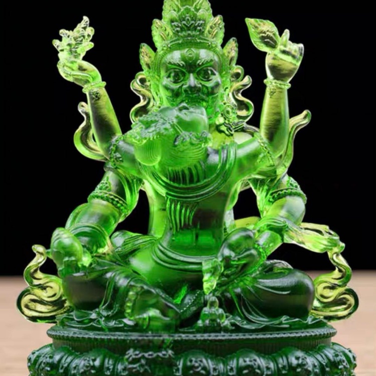 Ngũ Lộ Thần Tài lưu ly 4"