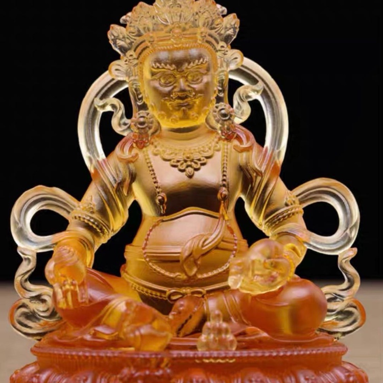 Ngũ Lộ Thần Tài lưu ly 4"