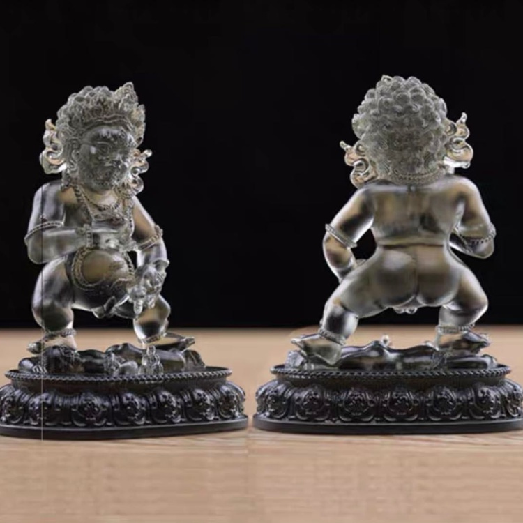 Ngũ Lộ Thần Tài lưu ly 4"