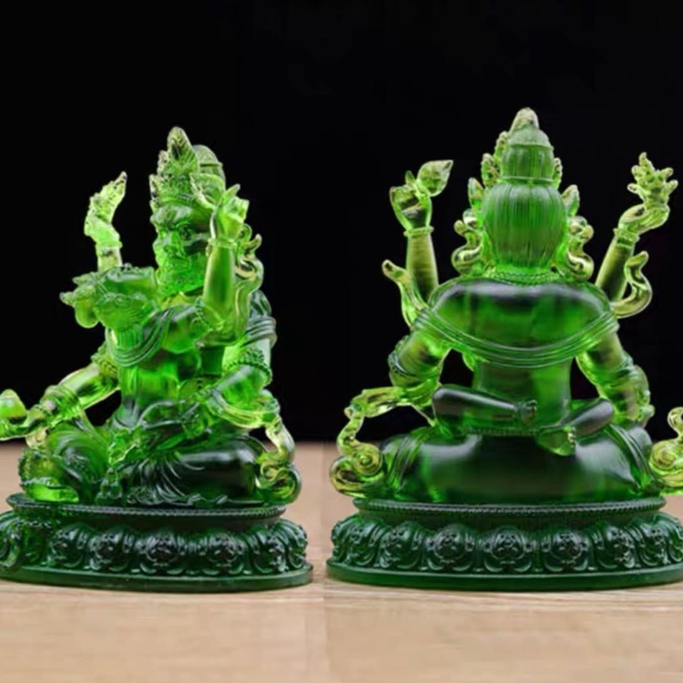 Ngũ Lộ Thần Tài lưu ly 4"