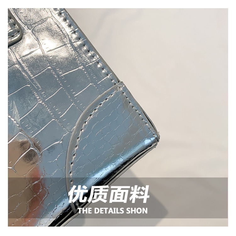 Túi Đeo Chéo Vuông Nhỏ Bằng Da Họa Tiết Vân Đá Thời Trang 2023 Cho Nữ