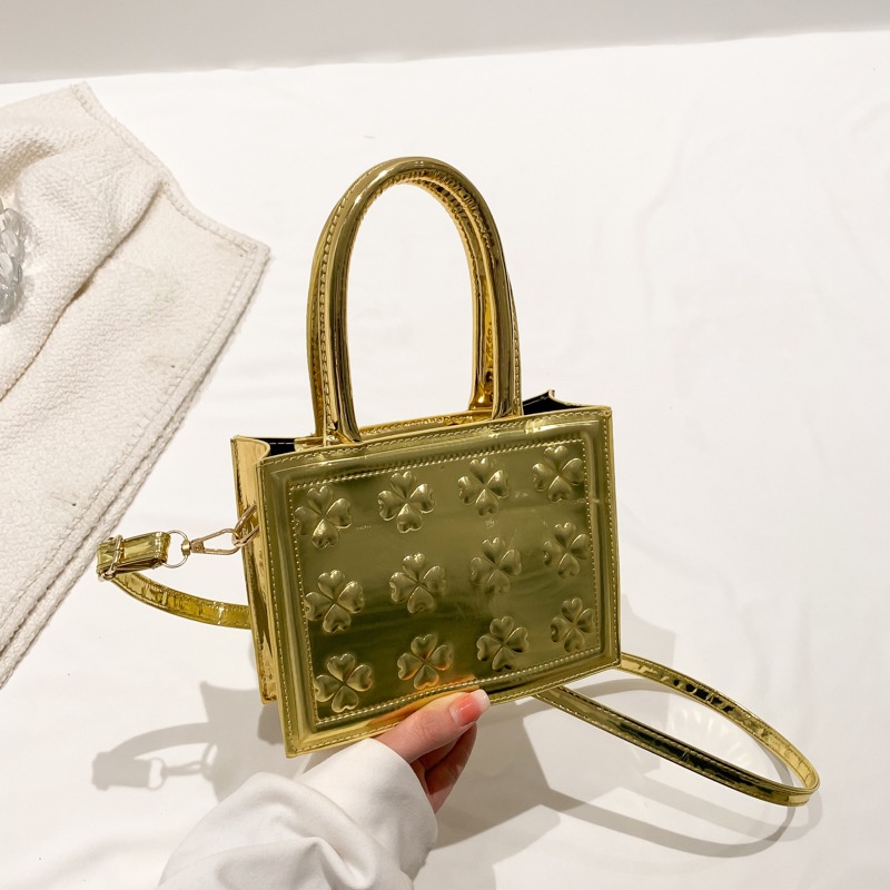 Ba Lô Đeo Vai Mini Hình Vuông Màu Trơn Dập Nổi Họa Tiết Thời Trang Mùa Xuân 2023