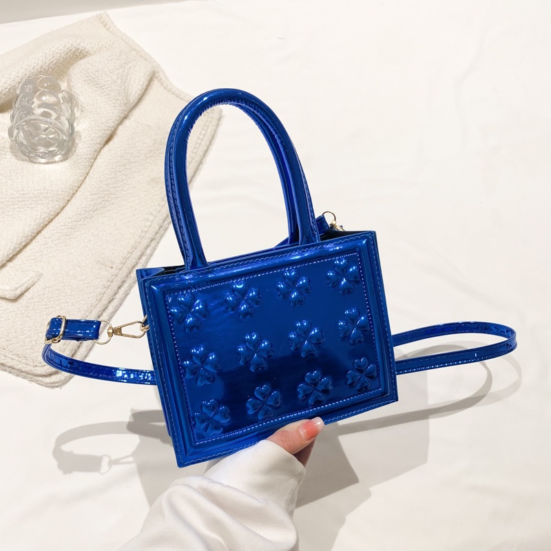 Ba Lô Đeo Vai Mini Hình Vuông Màu Trơn Dập Nổi Họa Tiết Thời Trang Mùa Xuân 2023