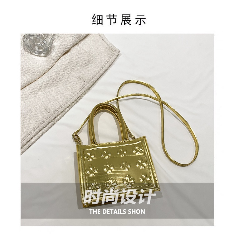 Ba Lô Đeo Vai Mini Hình Vuông Màu Trơn Dập Nổi Họa Tiết Thời Trang Mùa Xuân 2023