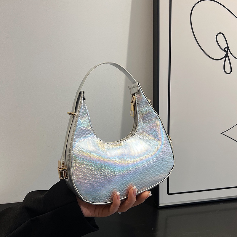 Túi Xách Đeo Vai Vân Đá Màu Trơn Kiểu Retro Thời Trang Mùa Xuân 2023 Cho Nữ